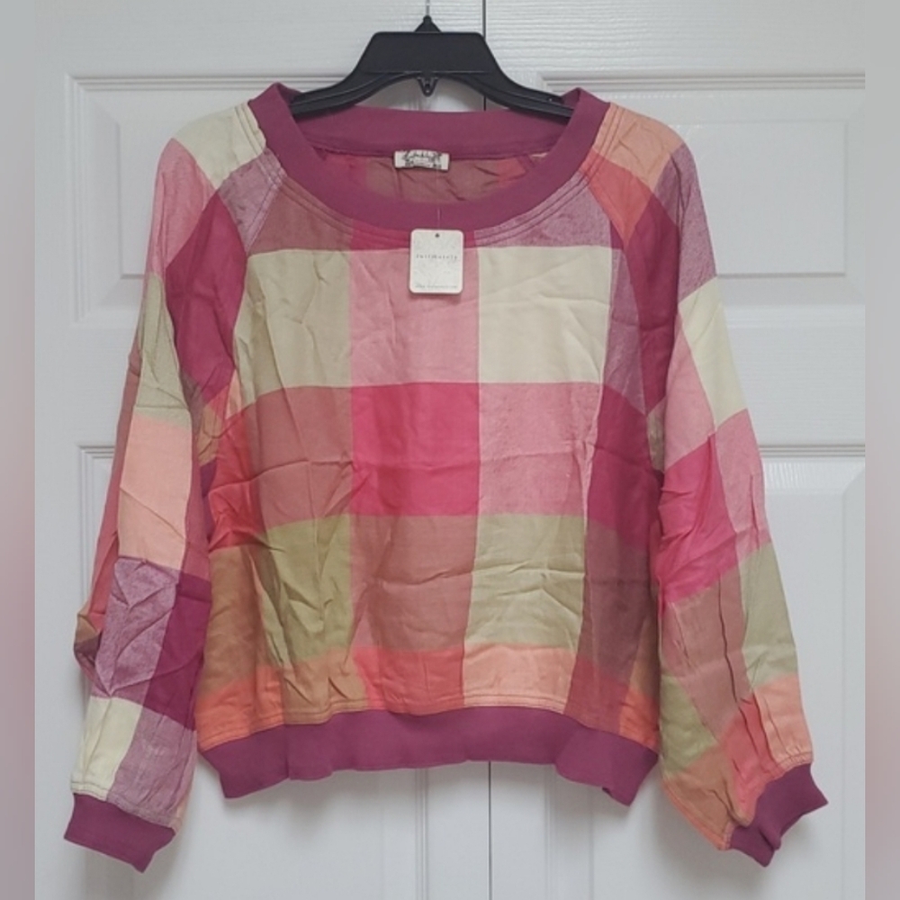 Free People Sugar Cookie Flannel 2-Piece Set/ Warm Combo - Picture 5 of 16